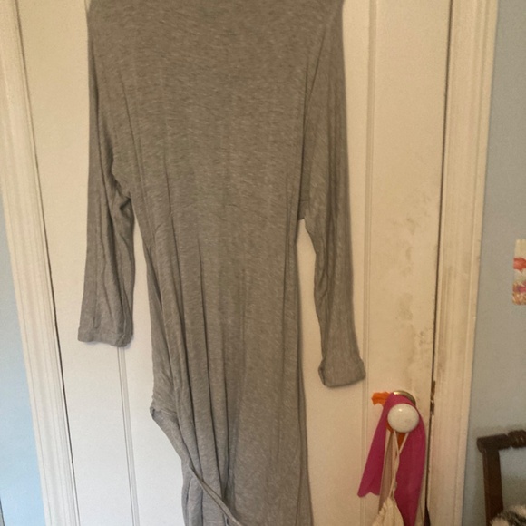 Bleusalt Gray Wrap Dress, M - Picture 3 of 3